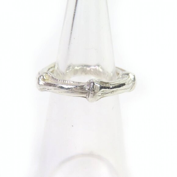 TIFFANY Vintage Silver Bamboo Ring